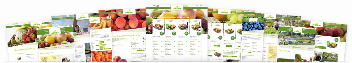 Fruit At Work - website overview