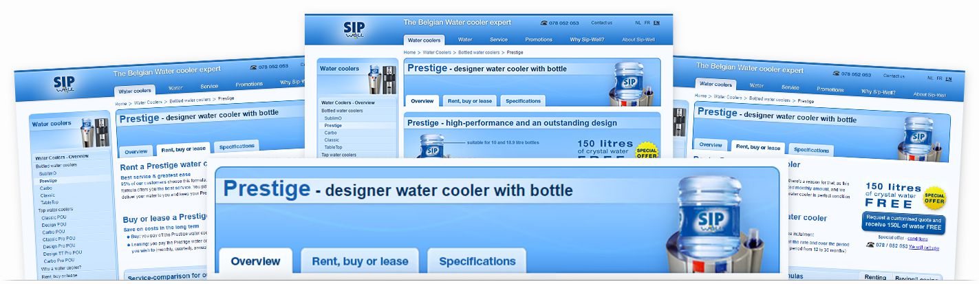 Sip-Well - watercooler page tabs