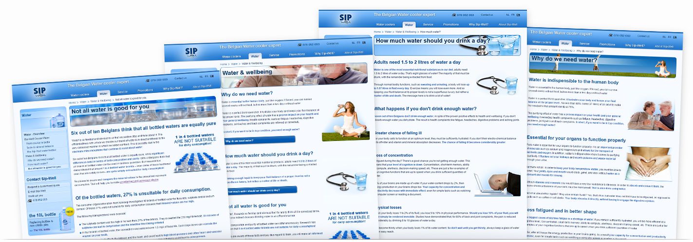 Sip-Well - water & health section